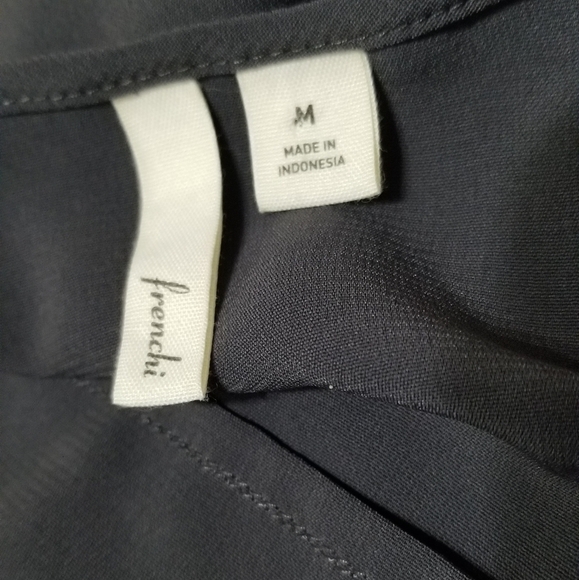 FRENCHI Racerback Sleeveless Tank Top, Color Grey Sheer, Size M - Picture 6 of 6